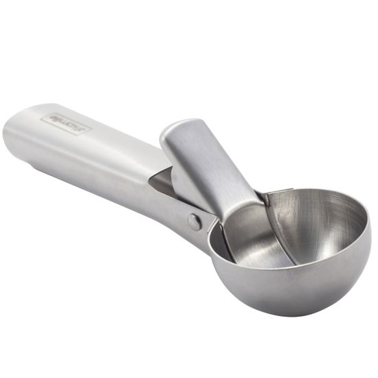 Ложка для мороженого Kamille KM-5195 из нержавеющей стали с выталкивателем