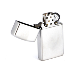Зажигалка ZIPPO Slim® с покрытием Brushed Chrome ZP- 1600