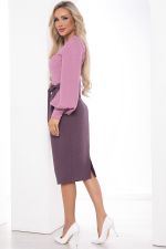 Платье "Безупречный силуэт" (лиловое) П8371 LT Collection