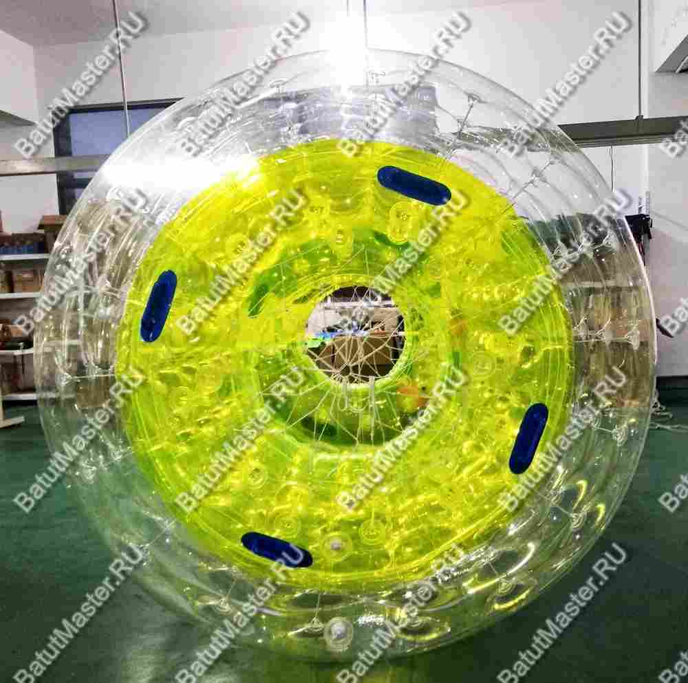 Аттракцион Водный роллер (Гидророллер) "Невидимка" ПВХ, 2*1.8*1.8 м