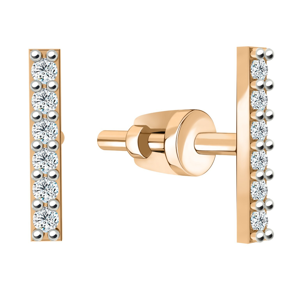 Серьги из золота 585 пробы