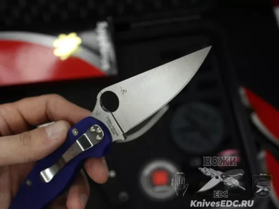 Нож складной Spyderco Paramilitary 2 C81GPDBL2 c клинком из стали CPM-S110V, рукоять G10