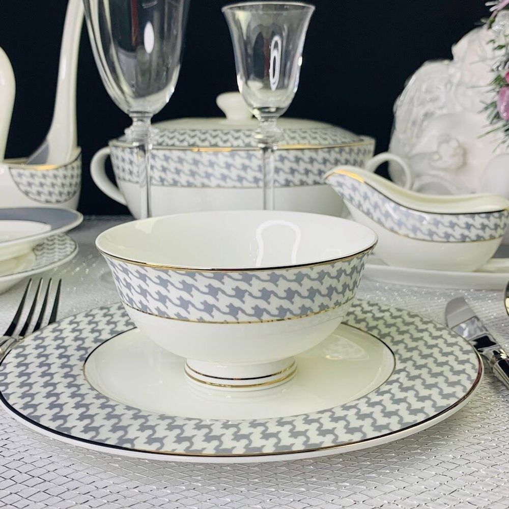 Lenardi 145-413 Набор из 6 салатников 11,5см EARL GREY в под.уп.(х16)Костяной фарфор