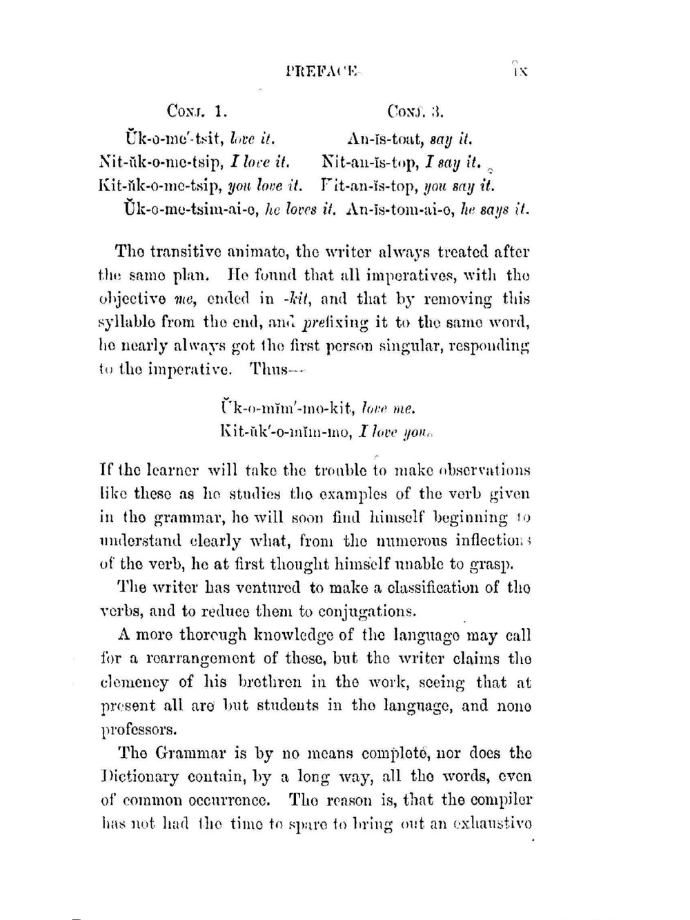 Grammar and Dictionary of the Blackfoot Language in the Dominion of Canada. For the Use of Missionaries, School Teachers and Others | J.W. Tims