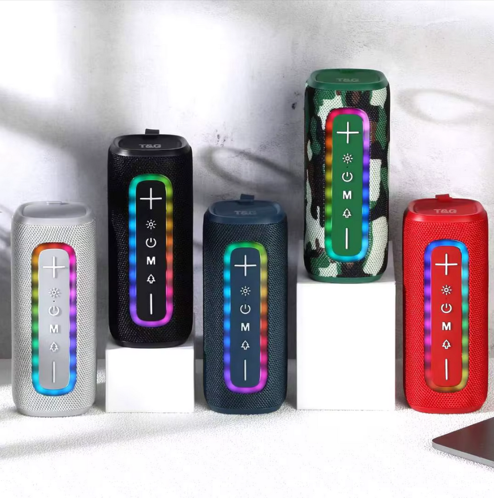 Беспроводная колонка TG-428 (5W/TF/FM/BT) LED Flashing