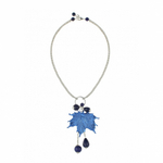 Колье лист Ester Bijoux Канадский Клён CL860-S BW