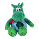 Мягкая игрушка дракошечка Зина малая, 15/24 см, в голубом малом шарфе, 043715-85