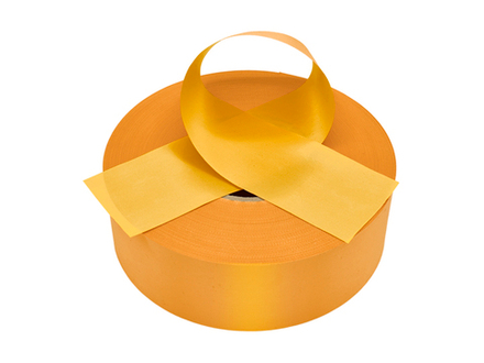 Лента плиссированная для наградных розеток. Цвет 023 желто-золотая