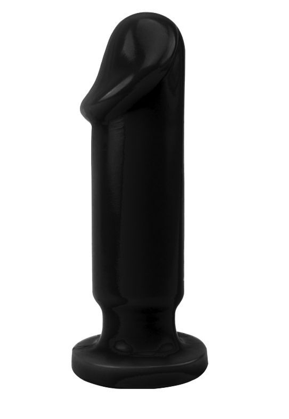 Черный анальный фаллоимитатор Anal Trainer L - 16,5 см. (Цвет: черный)