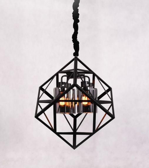 Подвесная люстра Lumina Deco Brutte LDP 11339-4 BK