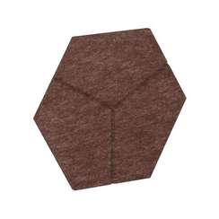 AcustiX Настенная панель шестигранная (3 луча) VE.NP-6G3L-300 Молочный Шоколад 600*520*12
(сторона 3