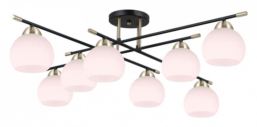 Потолочная люстра ILLUMICO LIBRA IL0446-8CSQ-24 BK AB LIBRA