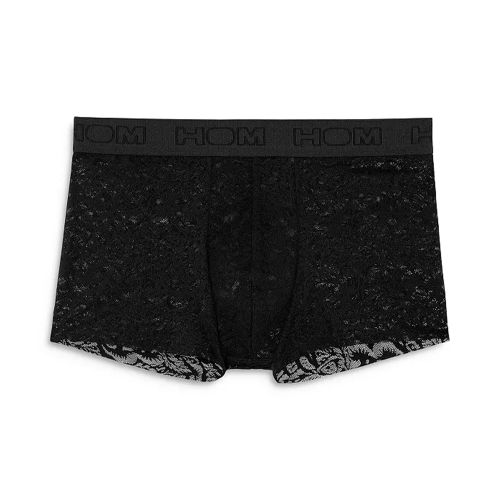Мужские трусы хипсы черные кружевные HOM Free Cut Lace 40-2888-0004