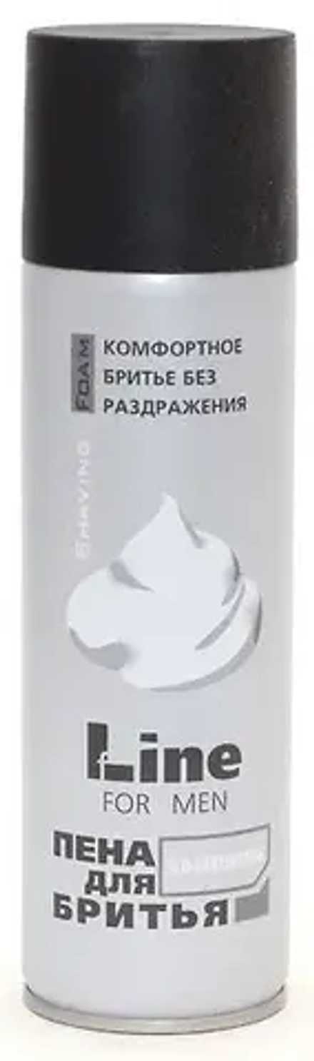 СИБИАР Пена для бритья "Визит" 225мл D-Пантенол "F Line" (серый) /12шт/