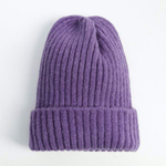 Шапка д\дет. MINAKU с отворотом р.50-52, лиловый