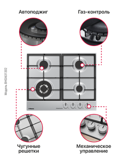 Газовая панель Hansa BHGI631302