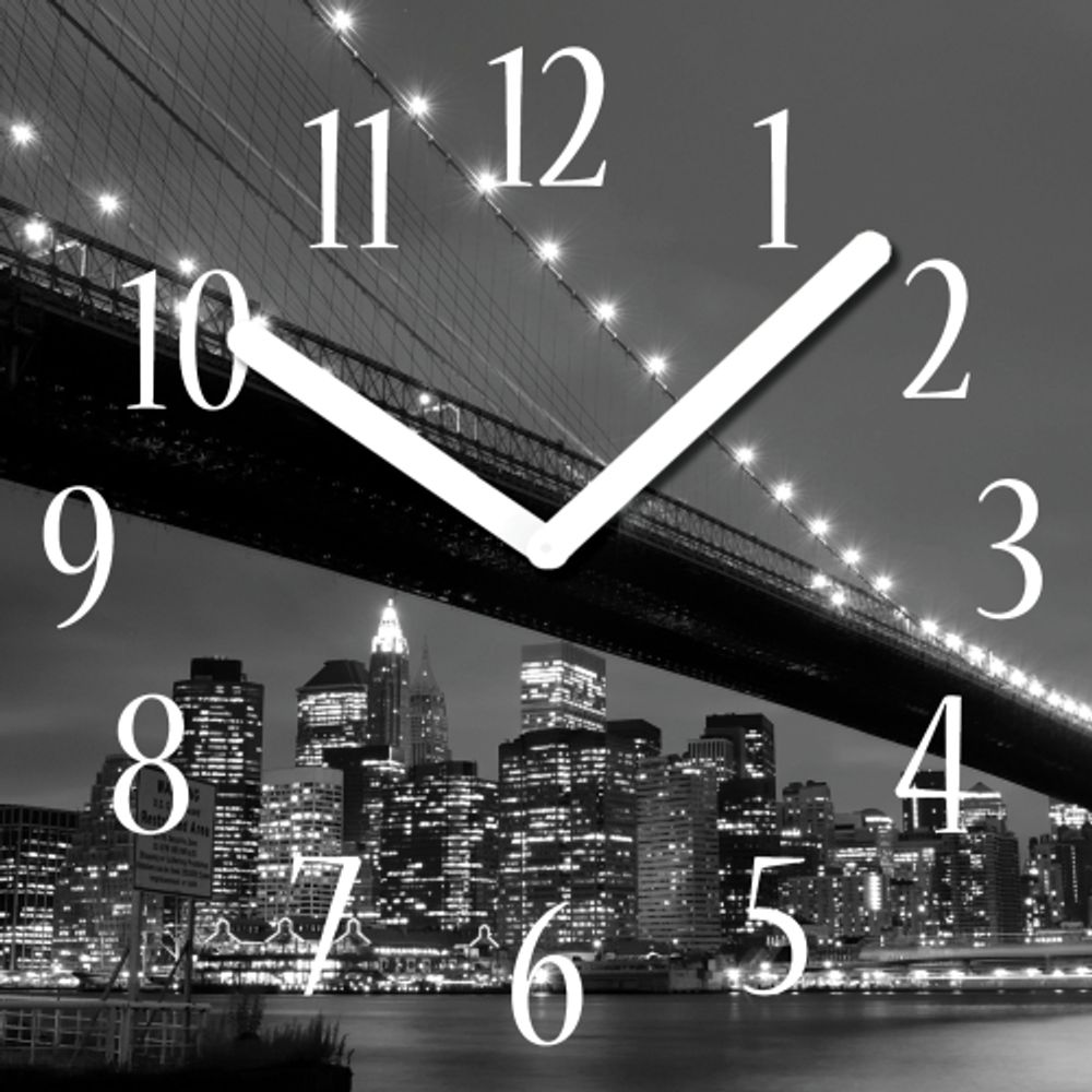 Innova Часы W09661 Мост , квадратные, стекло, размер 30*30 см | Innova