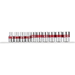 Rexant (12-8306) Набор торцевых головок 1/2, шестигранные, CrV, 10 шт., 10-22мм