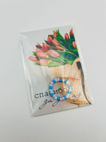 Кольцо женское из бисера