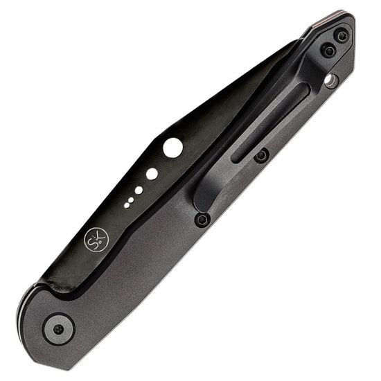 Складной нож Sandrin The TCK SND/TCK 2.0 c клинком из стали Tungsten Carbide, рукоять Stainless Steel