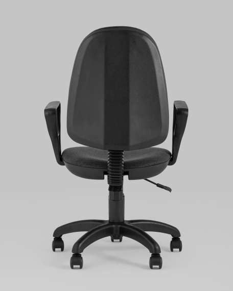 офисное Престиж серое обивка ткань крестовина пластик