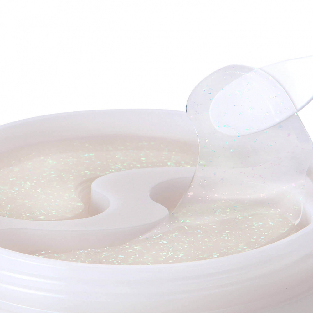 Petitfee Aura Quartz Hydrogel Eye Mask 40ea /60 - Охлаждающие патчи от морщин и отеков 40шт