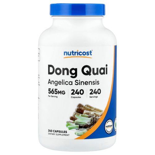 Nutricost, Dong Quai, 565 мг, 240 капсул