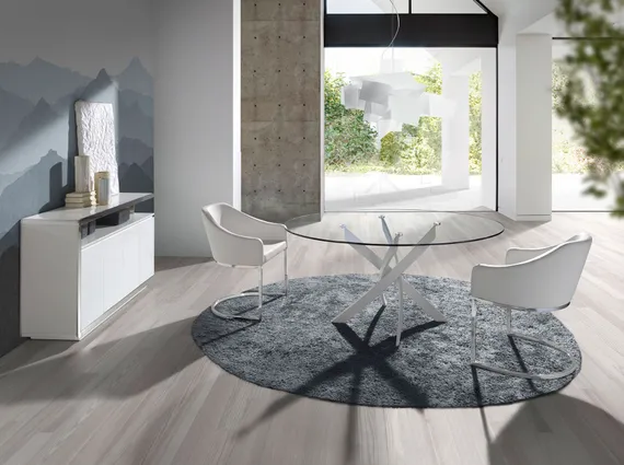 Сервант F6082 /3055 белый