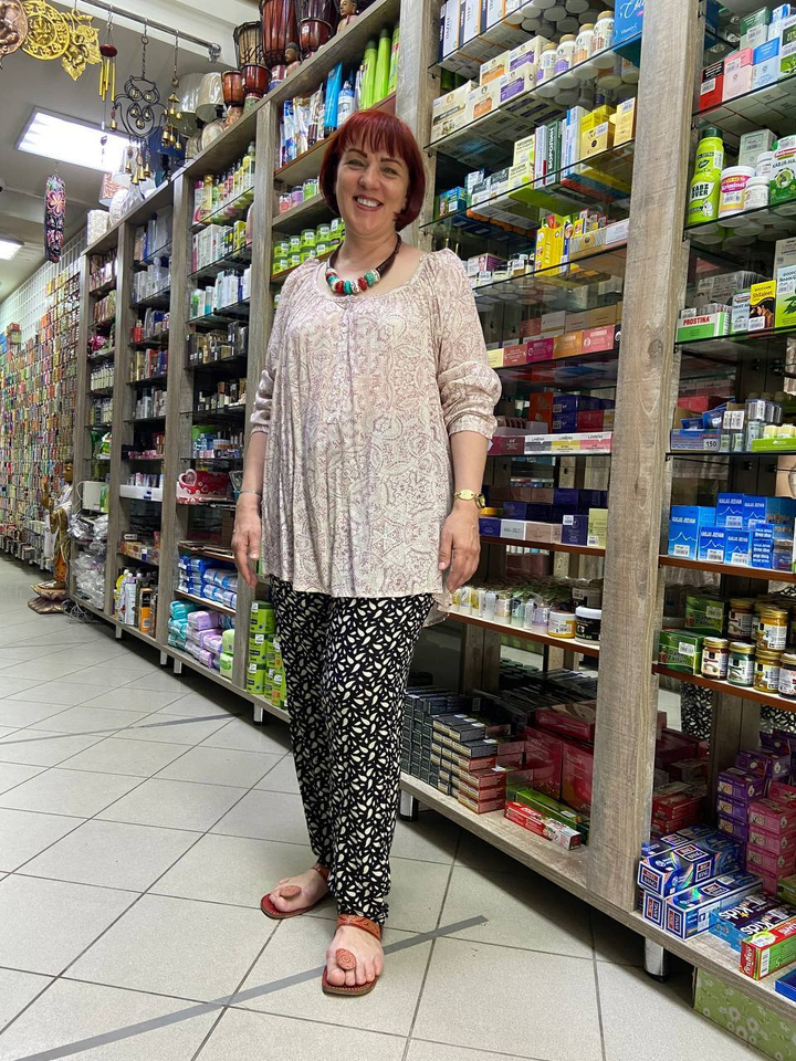 Блузка с перламутровыми пуговицами спереди, Вискоза (креп) 158693