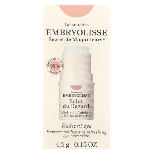 Embryolisse, Radiant Eye, экспресс-стик для ухода за кожей вокруг глаз, с охлаждающим и освежающим эффектом, 4,5 г (0,15 унции)