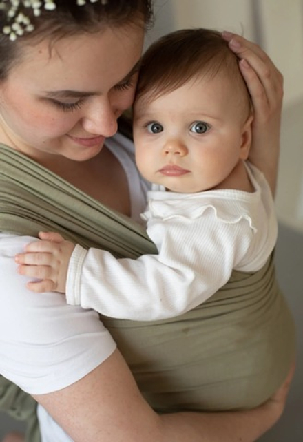 Трикотажный слинг-шарф, цвет Фисташка