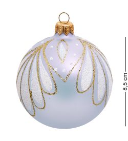 Элита НФШ-1374/3 Набор ел.украшений Шар 2шт «Перо павлина» 85 мм