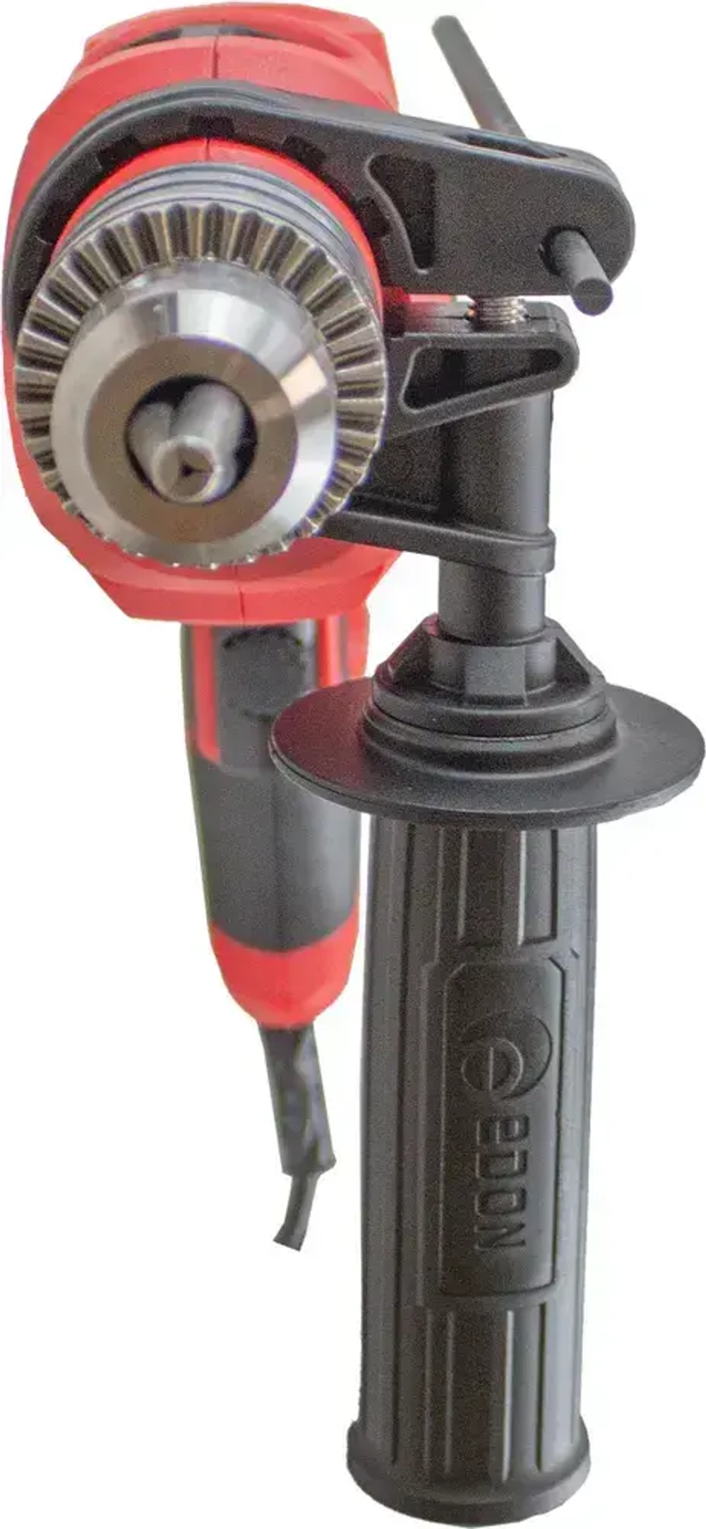 Дрель ударная сетевая 1200 Вт с ключевым патроном, регулировка оборотов, реверс