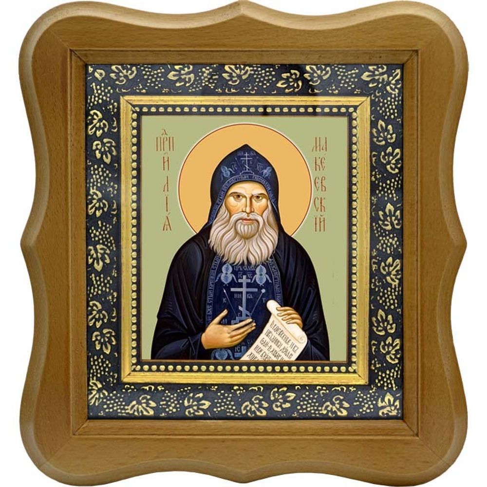 Илия Макеевский (Ганжа) преподобный. Икона на холсте.