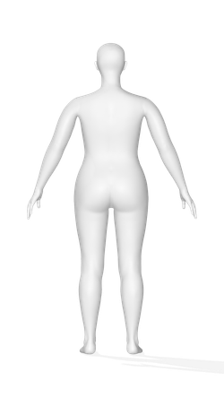 3D аватар манекена Моника