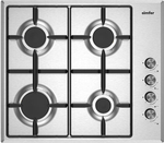 Газовая варочная панель Simfer H60Q40M025, нержавеющая сталь