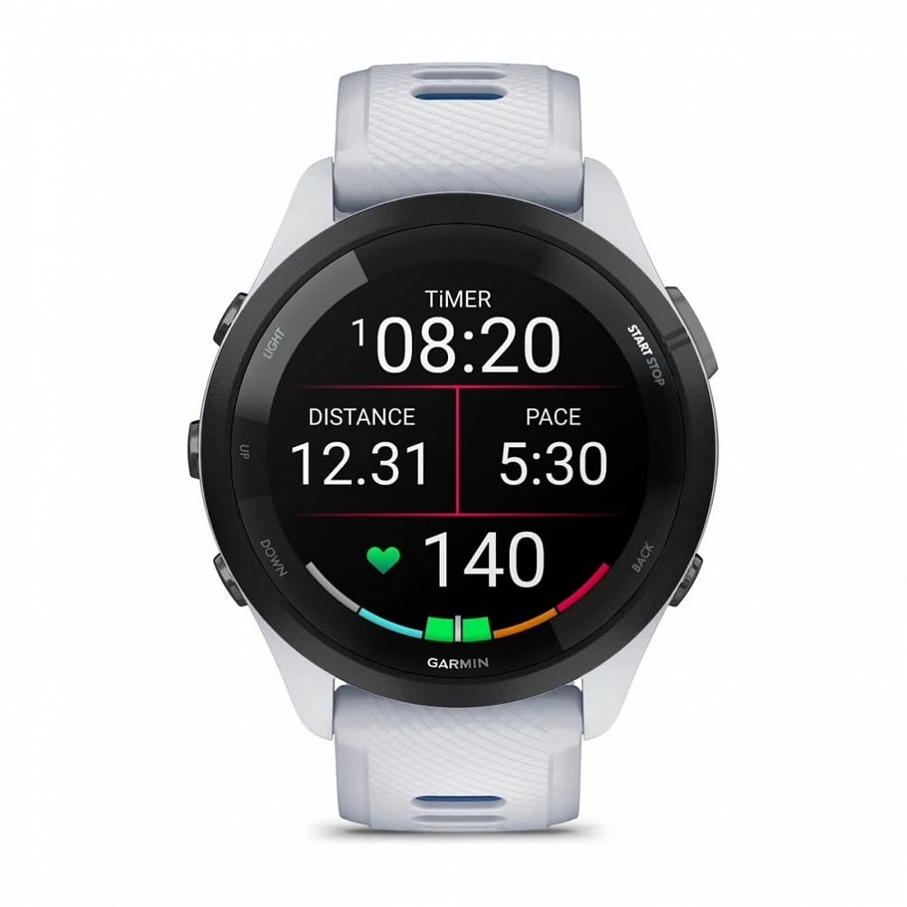 Часы Garmin FORERUNNER 265, WiFi, GPS, EU/PAC, Whitestone, 010-02810-11