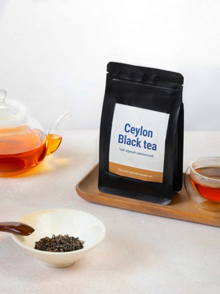 Чай черный - Цейлон крупнолистовой, стандарт - OP - пакет 100 гр