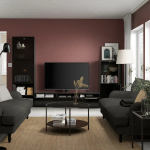 Комбинация для хранения ТВ - IKEA BESTÅ/BESTA, 193x42x300см, черный, БЕСТО ИКЕА
