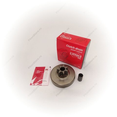 Корзина сцепления б/п Stihl 028 (0.325"-7, 69/13-мм, цельная, подшипник) [Winzor]