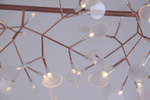 Подвесной дизайнерский светильник  Heracleum  Big O by Moooi (медный, D210)