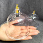 Массажная вакуумная банка для ягодиц и живота 10 см. 2 шт