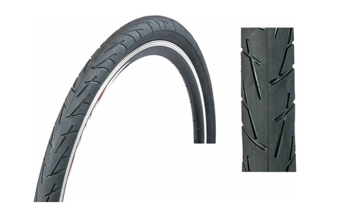 Покрышка CHAO YANG 27.5"х 2.10 H-5207, RHINO SKIN (Антипрокол эластичная резина 5мм), слик, 30 TPI черная (25)