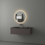 Зеркало Evoform с LED-подсветкой 15 W Ø60 см Без выключателя Теплый белый свет