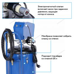 NORDBERG (NO5138) Установка электрическая для раздачи густой смазки с баком, 38 л
