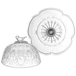 БЛЮДО "GARDEN" С КРЫШКОЙ НА НОЖКЕ 20*22 СМ