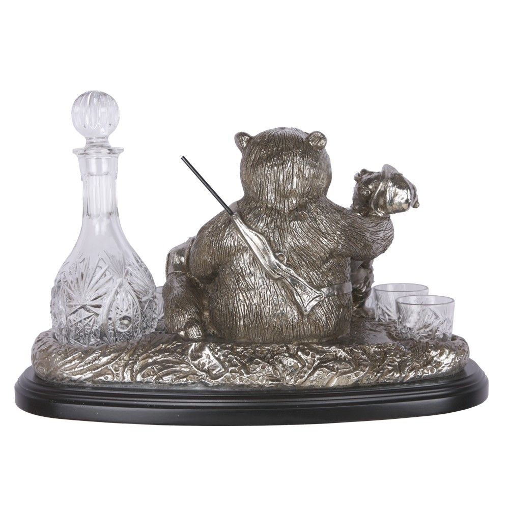 Набор питейный На привале Охотник и Медведь