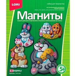 Набор для творчества Фигурки на магнитах Зайчики МР-003 Lori в Екатеринбурге