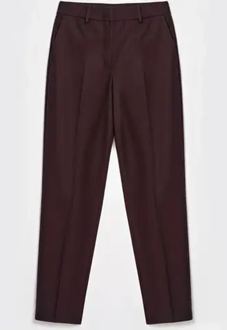 Женские брюки TROUSERS CAS F1040 BROWN DEEP BLACK