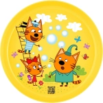 Тарелка пластиковая 18,7см «Три кота»